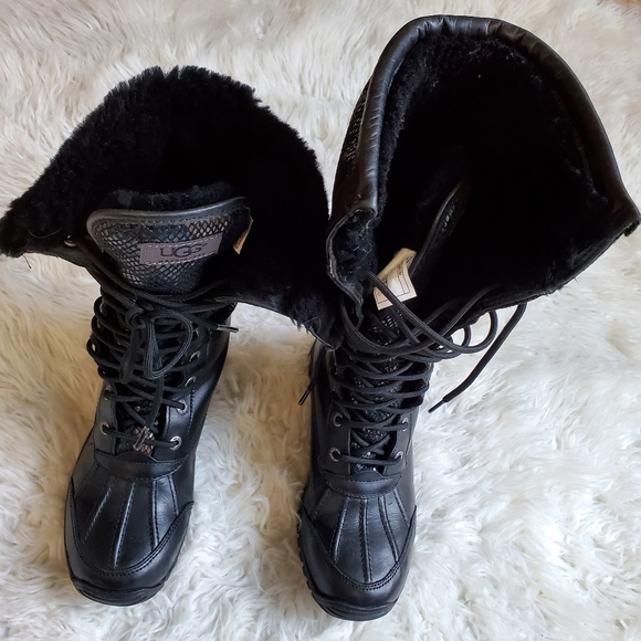 UGG Adirondack II Tall Exotic Velvet Snow Boots - Picture 6 of 7